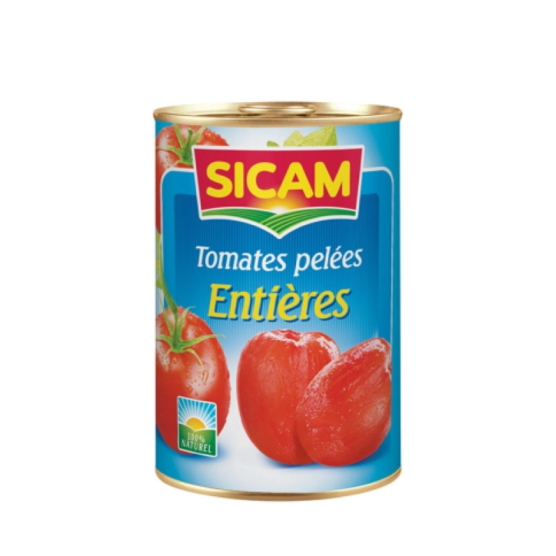Sicam - Tomates pelées entières (400g)