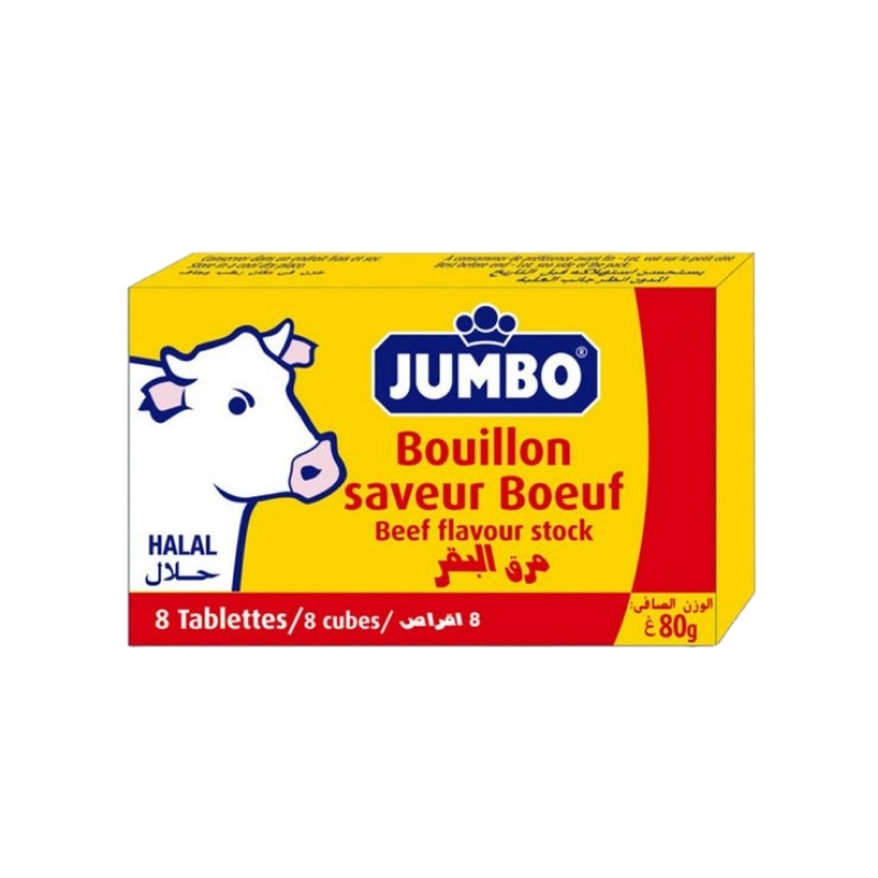 Jumbo - Bouillon bœuf 8 cubes (80g)