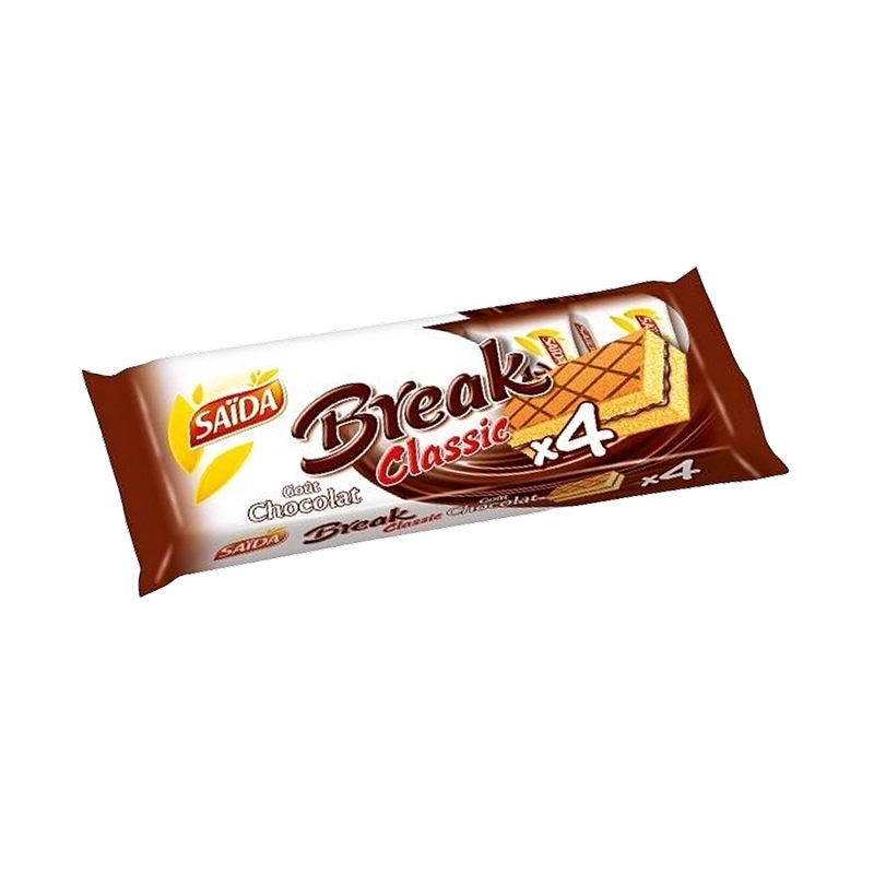 Saida - 4 Biscuits Break chocolat (4X35g)